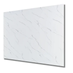 Set 5 Placi autoadezive CLS-011 pentru perete tip marmura 60 x 60 cm ALB CU DUNGI