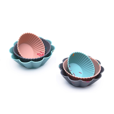 Set 6 forme silicon pentru briose modele diferite