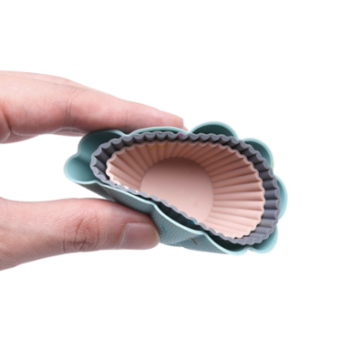 Set 6 forme silicon pentru briose modele diferite