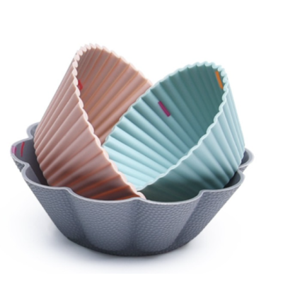 Set 6 forme silicon pentru briose modele diferite