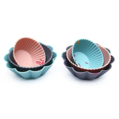 Set 6 forme silicon pentru briose modele diferite