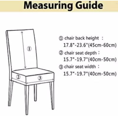 Set 6 huse pentru scaun model abstract