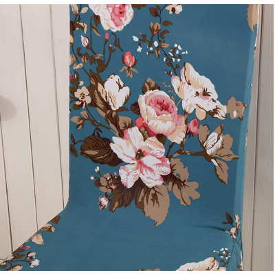 Set 6 huse pentru scaun model ALBASTRE cu floricele CC-106