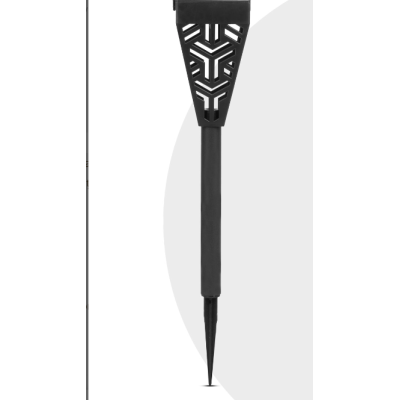 Set 6 lampi solare decorative pentru gradina alb cald model triunghi