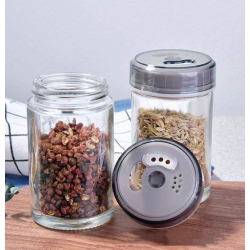 Set 6 recipiente pentru condimente cu suport