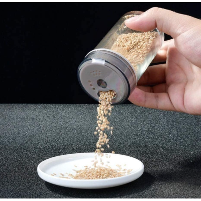 Set 6 recipiente pentru condimente cu suport