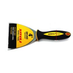 Set 6 Spaclu cu maner cauciuc 4"