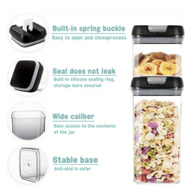 Set 7 recipiente pentru depozitarea alimentelor