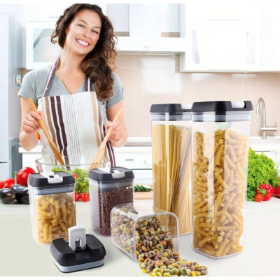 Set 7 recipiente pentru depozitarea alimentelor