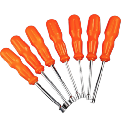 Set 7 surubelnite cu maner plastic si cap tubulara de la 5 la 11 mm