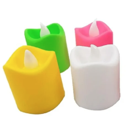 Set 8 lumanari artificiale colorate decorative Set 8 lumanari artificiale colorate decorative