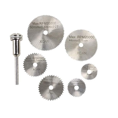 Set 8 PCS cu 6 Disc Freze Debitat Lemn sau Plastic si 2 prinderi BIAX