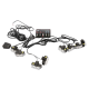 Set 8 stroboscoape auto cu 2 LED lumina galbena 12V
