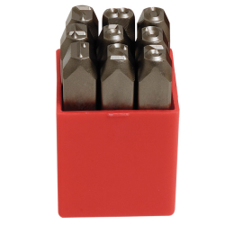 Set 9 poansoane cifre 6 mm