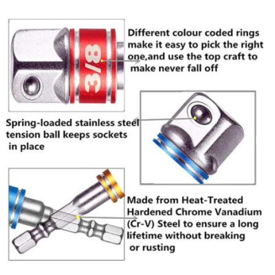Set Adaptoare Surubelnita hexagonala cu impact