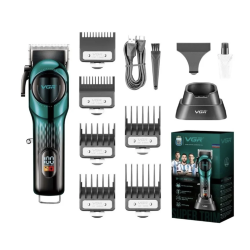 Set aparat de tuns fara fir VGR V 166 2000mah 6 distantiere incarcare USB si suport