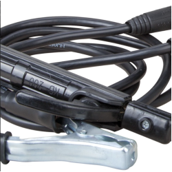 Set cablu de sudura cu cleste port-electrod + cablu de sudura cu cleste de masa mufa mare (2x1.5m )