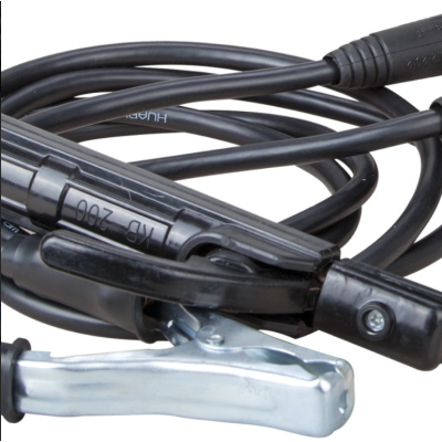 Set cablu de sudura cu cleste port-electrod + cablu de sudura cu cleste de masa mufa mare (2x1.5m )
