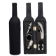 Set cadou in forma de STICLA cu  5 accesorii pentru vin cu 6 piese 32 cm HS