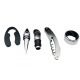 Set cadou in forma de STICLA cu  5 accesorii pentru vin cu 6 piese 32 cm HS
