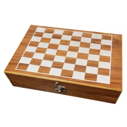 Set cadou joc de sah dame si table cu Plosca si pahare MARO