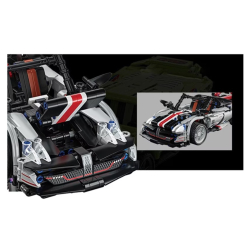 Set Constructie Masina Sport JM800 Gri 500 Piese Set Constructie Masina Sport JM800 Gri 500 Piese