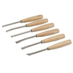 Set dalti sculptura  gravat 6 piese