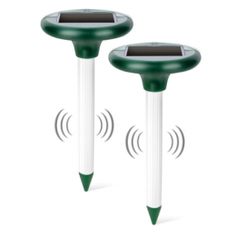 Set de 2 aparate solare cu ultrasunete contra cartite soareci popandai si alte rozatoare