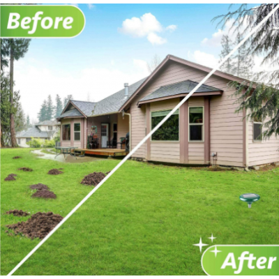 Set de 2 aparate solare cu ultrasunete contra cartite soareci popandai si alte rozatoare