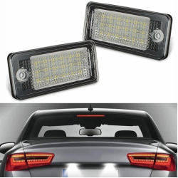 Set de 2 Lampi numar LED pentru Audi A3  S3  A4 B7 S4 B7  RS4 B7  A6 C6  RS6 C6  A5