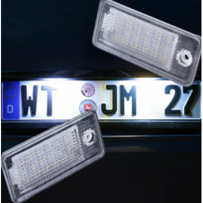 Set de 2 Lampi numar LED pentru Audi A3  S3  A4 B7 S4 B7  RS4 B7  A6 C6  RS6 C6  A5