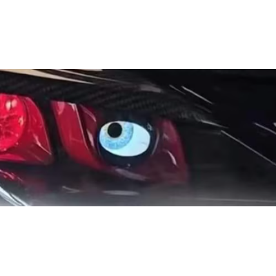 Set de 2 Lupe led AUTO 3 inchi animatie ochi pisica 12 36v