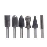 Set de 6 freze pentru metal diferite modele coada de 6mm