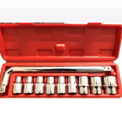 Set de 9 chei tubulare si cheie
