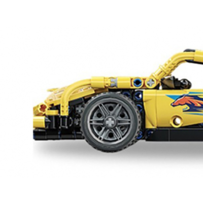 Set de constructie masina pentru copii Andowl JM801 cu 509 piese