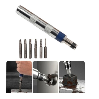 Set de surubelnita de impact 7 in 1 cu actionare de 1/4