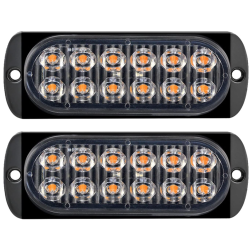 Set doua proiectoare cu 12 Leduri 36W 2 Fire Lampi Gabarit