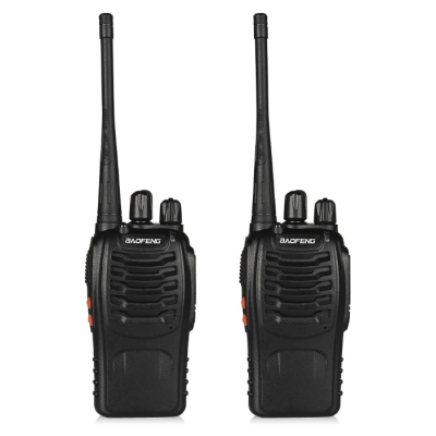 Set doua statii radio emisie receptie portabile Baofeng BF 888S