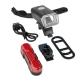 Set far si stop pentru bicicleta HY027 cu incarcare USB