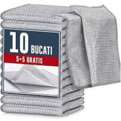 Set Lavete din microfibra cu doua straturi anti zgarieturi 5+5 Gratis