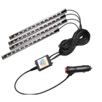 Set Lumini ambientale auto  aplicatie dedicata iOS si Android  4 benzi LED