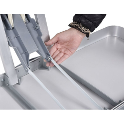 Set Masa pliabila Picnic tip Geamantan cu 4 Scaune din Aluminiu