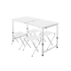 Set Masa plianta pentru camping gradina cu 4 scaune alb