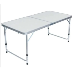 Set Masa plianta pentru camping gradina cu 4 scaune alb