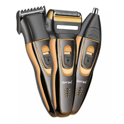 Set masina de tuns si ras 3 in 1 Geemy GM 595