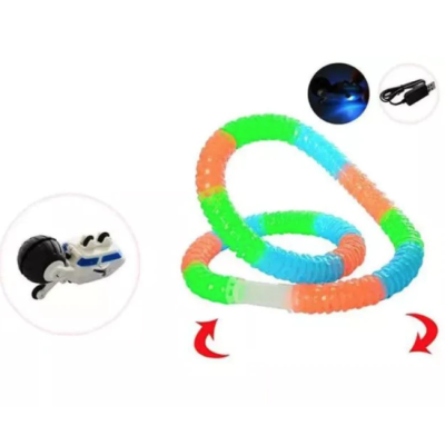 Set Masinuta Cu Pista Luminoasa 243 Piese Q Wj668