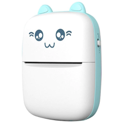 Set Mini imprimanta termica si 10 role hartie 