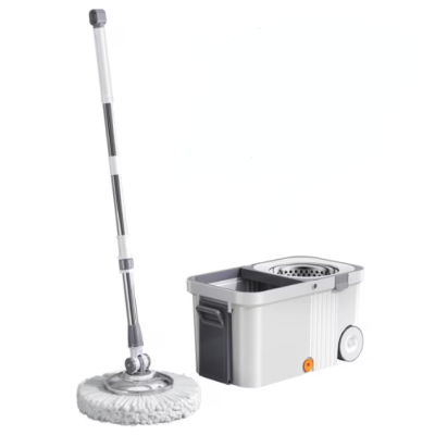 Set mop rotativ 360 grade cu galeata centrifuga din inox galeata portabila sistem evacuare apa