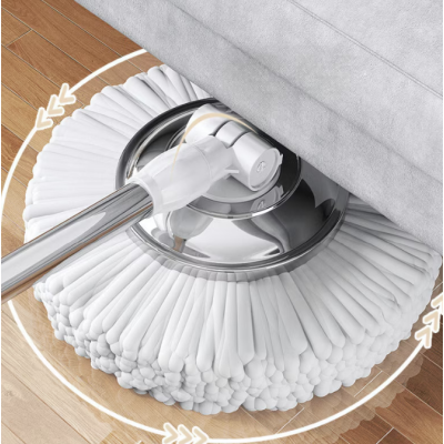 Set mop rotativ 360 grade cu galeata centrifuga din inox galeata portabila sistem evacuare apa