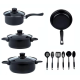 Set oale si ustensile 13 piese editie black